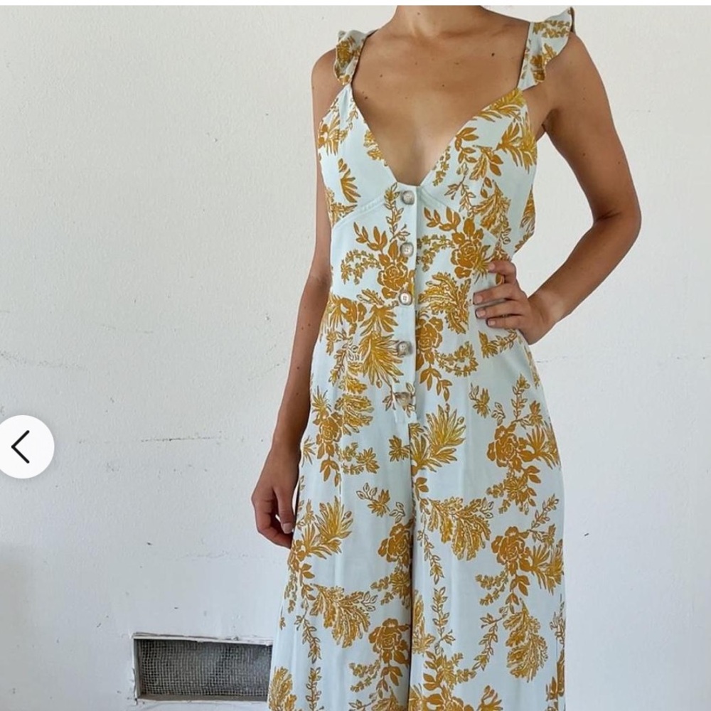 Free People Be the One Jumpsuit | size 6 - Picture 4 of 11